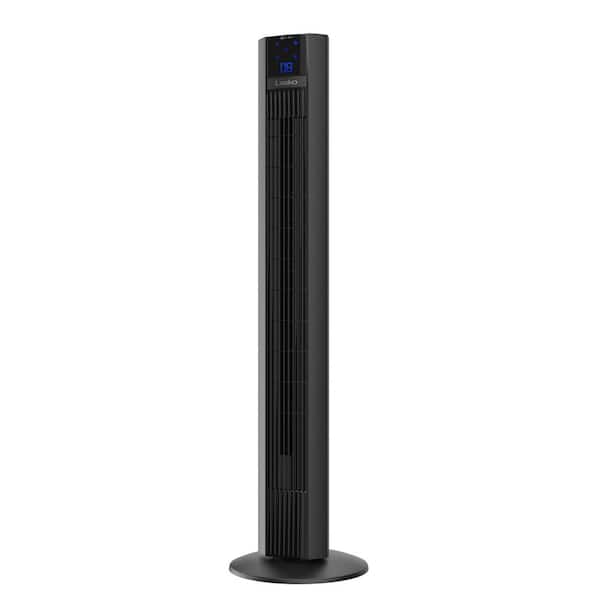 Lasko Xtra Air 48 in. 4-Speed Tower Fan in Black with Digital Display, Auto Mode, Timer and Remote Control