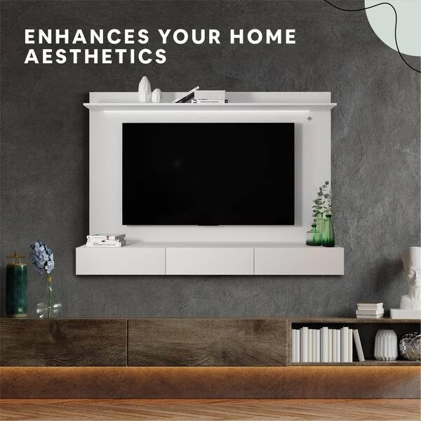Wall Mounted Entertainment Center with TV Panel by Naomi Home