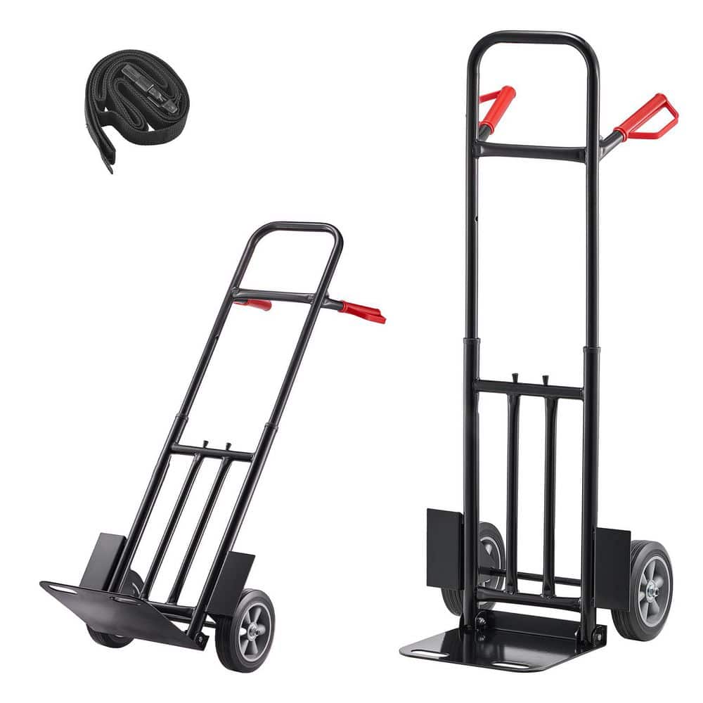 Hand Truck, 600 lbs. Load Capacity, Heavy-Duty Hand Truck Dolly w/ Wheels and Telescoping Handle, Portable Trolley Dolly price history on PriceWatchPro