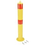 Vestil 36 In. X 4 In. Dia Yellow Steel Bollard Park-p-108 - The Home Depot