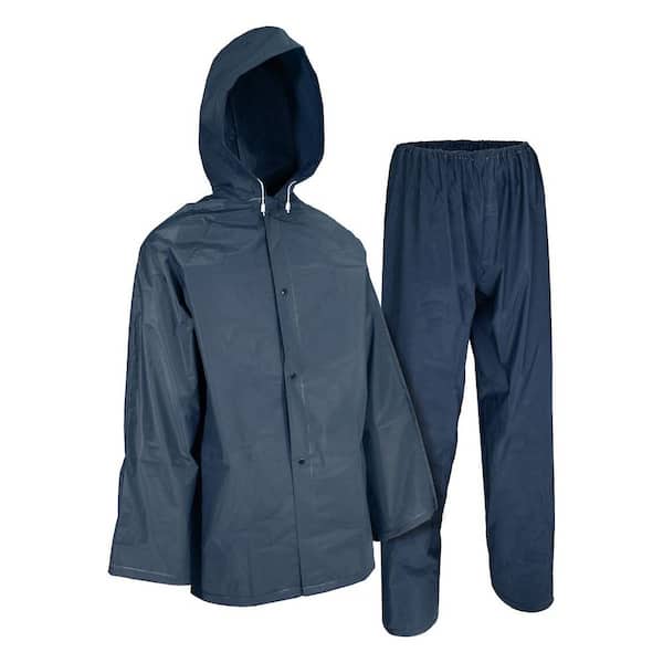 Medium EVA Navy 2-Piece Rainsuit