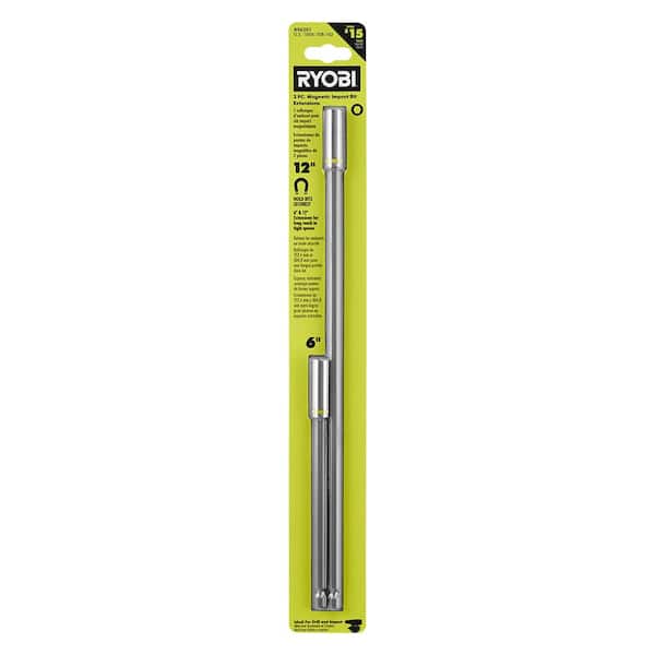 RYOBI 6 in. and 12 in. Magnetic Impact Bit Extensions (2-Piece)
