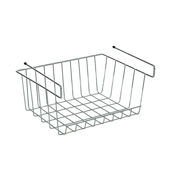 LTL Home Products 10 in. H x 11.5 in. W Chrome Alloy 1-Drawer Wire Basket