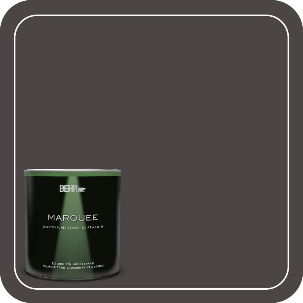1 qt. #T16-01 Black Pearl Semi-Gloss Enamel Exterior Paint & Primer price history on PriceWatchPro