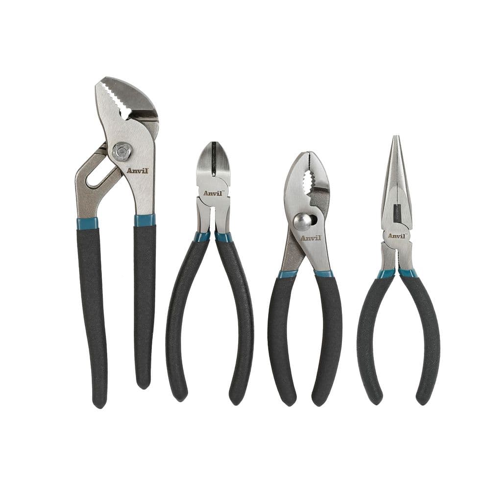 Anvil 4-Piece Plier Set 91944 - The Home Depot