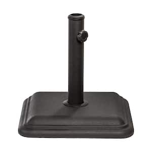 US Weight 26 lbs. Umbrella Base Designed to be Used with a Patio Table in Black