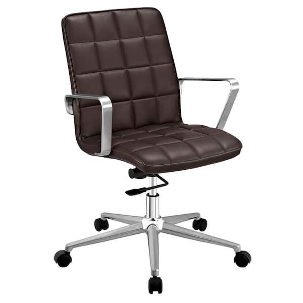MODWAY Tile Office Chair in Brown