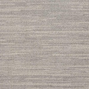 Sky Breeze - Mountain - Gray 13.2 ft. 36 oz. Wool Loop Installed Carpet