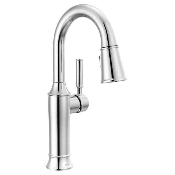 Delta Renaldi Single Handle Bar Faucet in Lumicoat Chrome