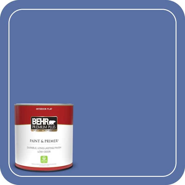 BEHR PREMIUM PLUS 1 qt. #MQ5-47 Splendor and Pride Flat Low Odor Interior Paint & Primer