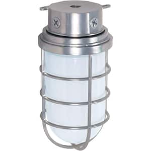 Nuvo Metallic Silver Outdoor Hardwired Wall Lantern Sconcewith No Bulbs Included