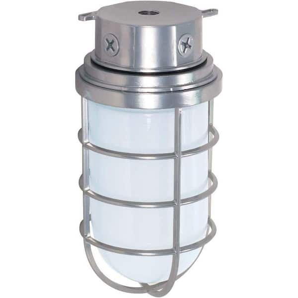 SATCO Nuvo Metallic Silver Outdoor Hardwired Wall Lantern Sconcewith No Bulbs Included