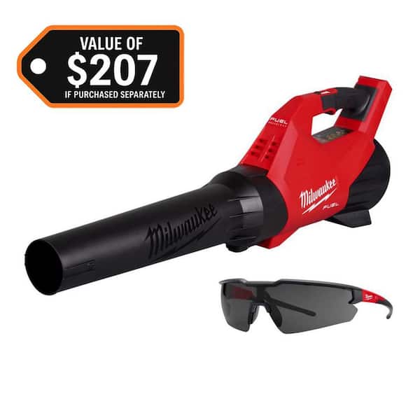 M18 FUEL 120 MPH 500 CFM 18V Brushless Cordless Battery Powered Leaf Blower with Tinted Safety Glasses