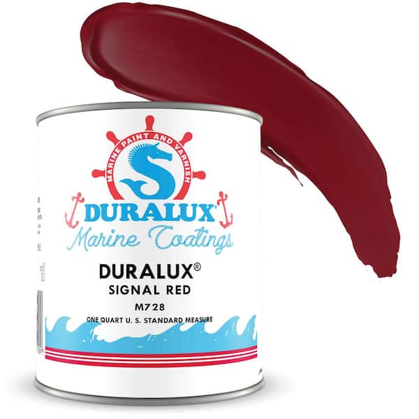 Duralux Marine Paint 1 qt. Signal Red Marine Enamel