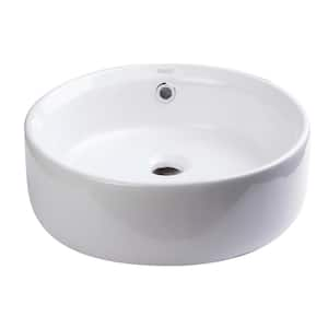 Vessel Sink in White