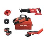 36-Volt Lithium-Ion Cordless 6 in. Grinder/Reciprocating Saw Combo Kit (2-Tool)