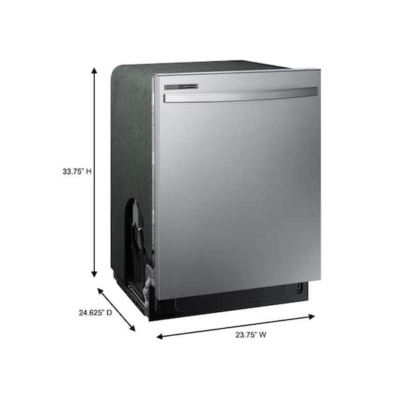 Samsung 24 Top Control Built-In Tall Tub Dishwasher In Stainless Steel ...