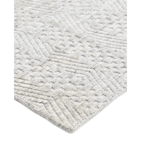 Solo Rugs Chevelle Contemporary Modern Alabaster 5 ft. x 8 ft