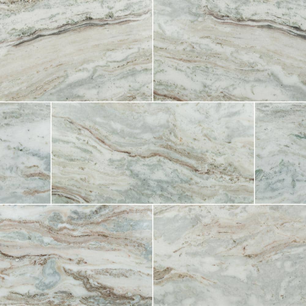 Take Home Tile Sample - Fantasy Brown 6 in. x 6 in. Polished Floor and Wall Marble Tile price history on PriceWatchPro