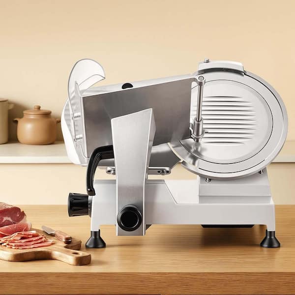 RGV 電動スライサー シルバー SVOPES Commercial Electric Meat Slicer, 320W Silver Food Slicer