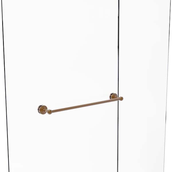 Allied Brass Waverly Place 24 in. Over-the-door Shower Door Towel Bar in Brushed Bronze