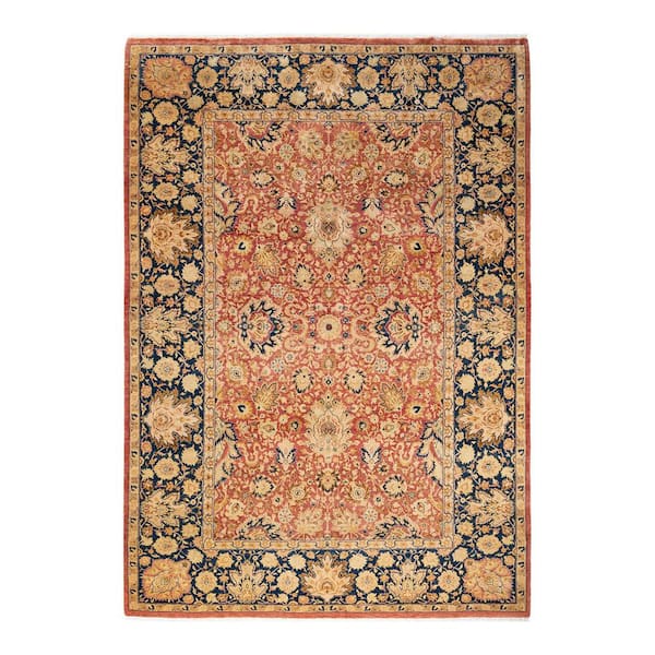 Chloe & Olivia Home Mogul Traditional Rust 6 ft. 3 in. x 8 ft. 10 in. Oriental Area Rug