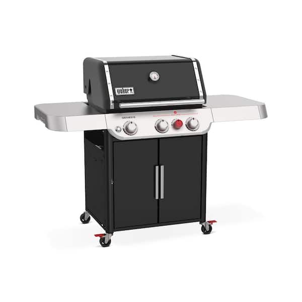 ras de studie Achtervoegsel Weber Genesis E-325s 3-Burner Propane Gas Grill in Black with Built-In  Thermometer 35310001 - The Home Depot