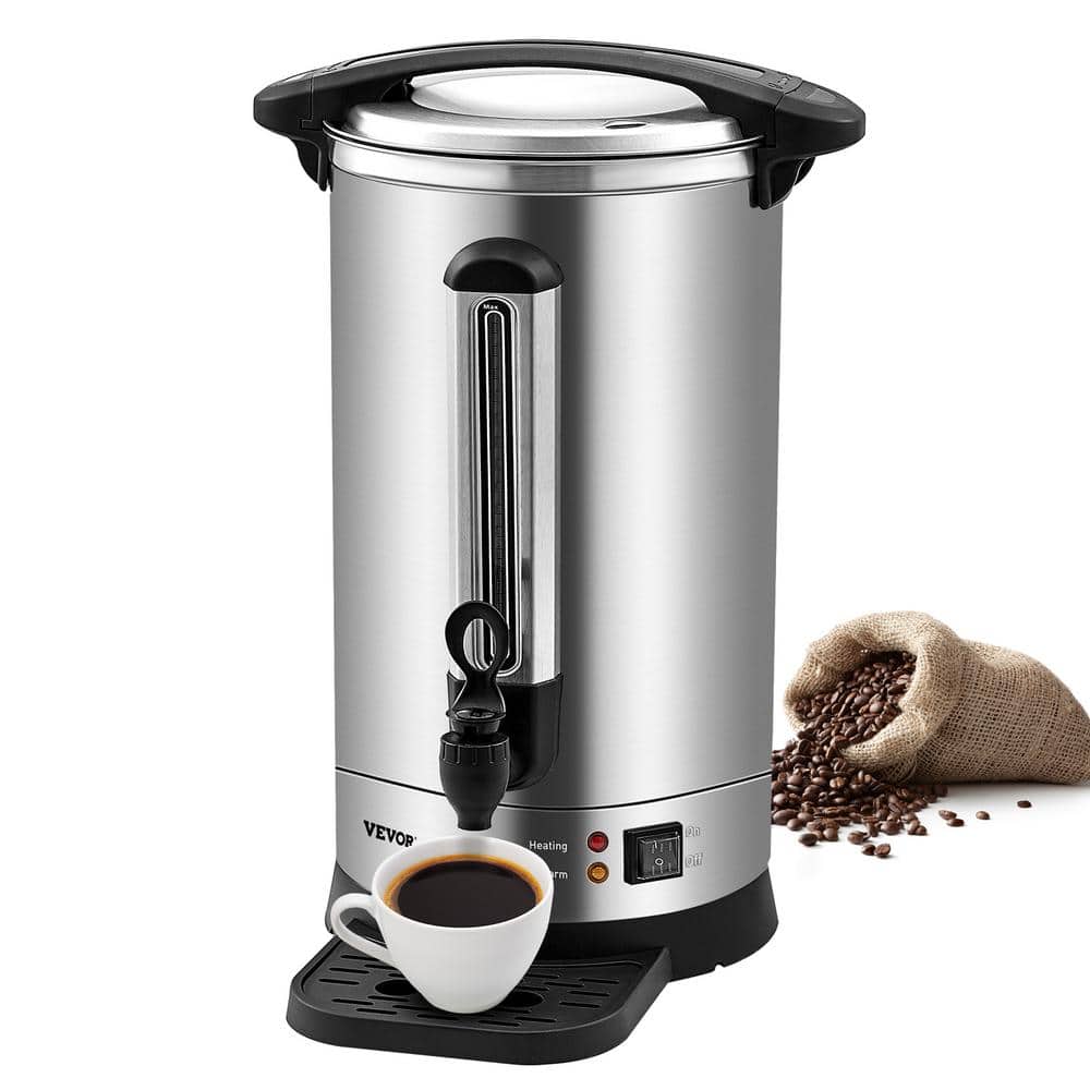 Fooikos Coffee Urn,4.8 Liters 40 Cups-Premium 304 Stainless Steel, Coffee  Dispenser for Quick Brewing, Commercial Percolating Urn For Party-with  Water