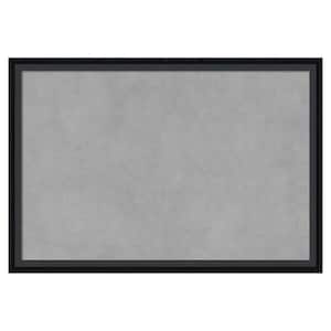 Lucie Black 19 in. x 13 in Framed Magnetic Board