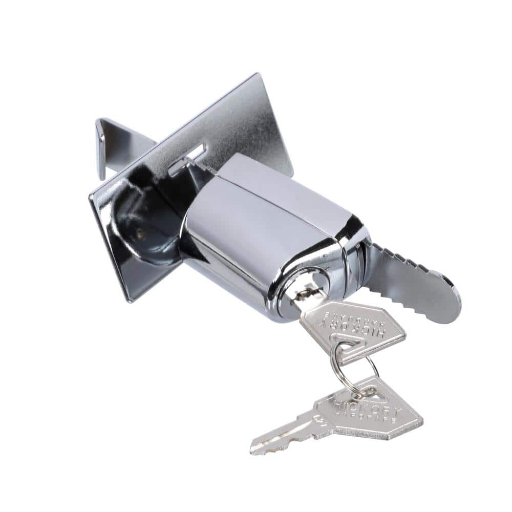 Polished Chrome Classic One-Sided Travel Lock Deadbolt