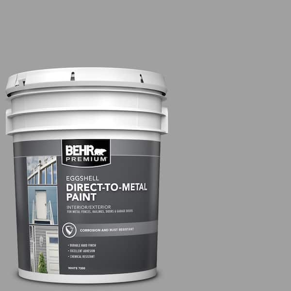 5 gal. #PPU26-06 Elemental Gray Eggshell Direct to Metal Interior/Exterior Paint