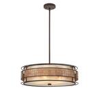 Quoizel Fairview 3-Light Western Bronze Pendant FV2818WT - The Home Depot