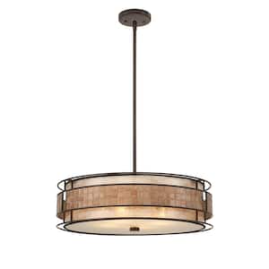 Laguna 4-Light Renaissance Copper Pendant