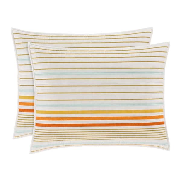 Unbranded Rebecca Coral Cotton King Quilted Sham