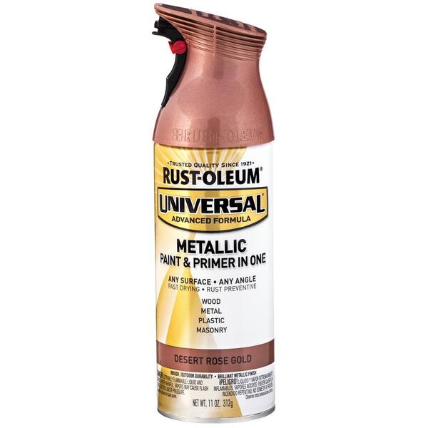 11 oz. All Purpose Metallic Desert Rose Gold Spray Paint (6-pack)