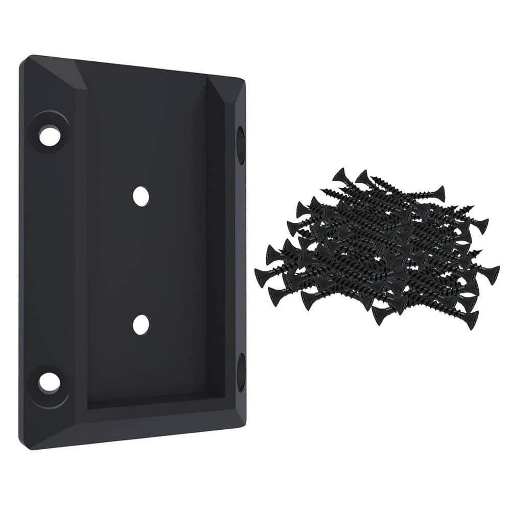 30P High-Strength Nylon Deck Railing Bracket Connectors for Wood Post Handrail Connection Black 30-Pack price history on PriceWatchPro