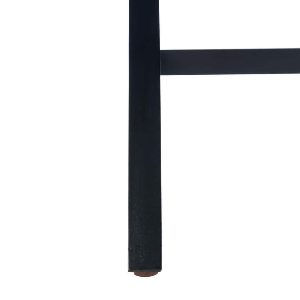 Ripley Black Mahogany Writing Desk with Drawer
