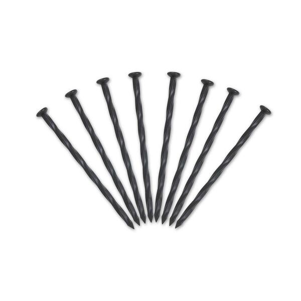 Plastic Nylon Spiral Anchoring Spikes, Landscape Spikes Home Depot