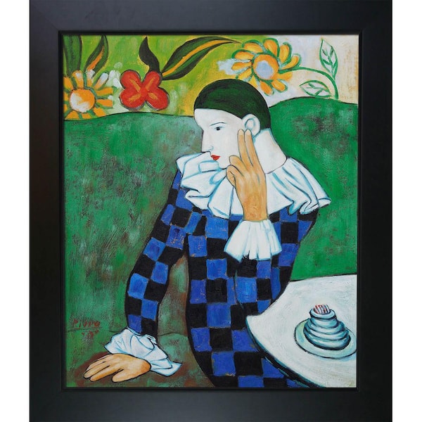 LA PASTICHE Harlequin Leaning on his Elbow by Pablo Picasso New Age ...