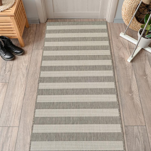 Concepts 2-Pack Striped Door Floor Mat - Indoor Outdoor Rug