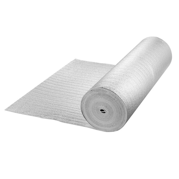 Double Reflective Insulation Roll, Foam Core, 5. 5mm 48 in. x 50 ft. Radiant Barrier, 1 Pack, for Window RV Roof