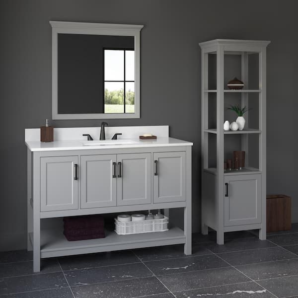 flush mount bathroom vanity