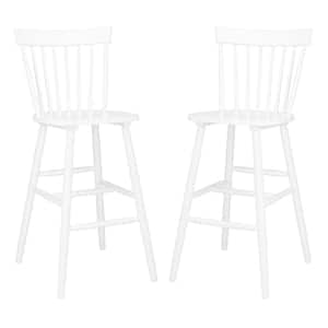 Providence 43.8 in. White Bar Stool (Set of 2)