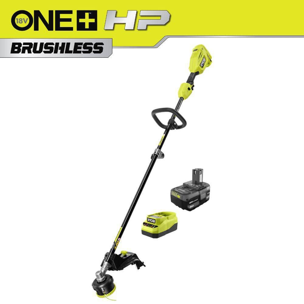 RYOBI ONE+ HP 18V Brushless Whisper Series 15 in. Cordless