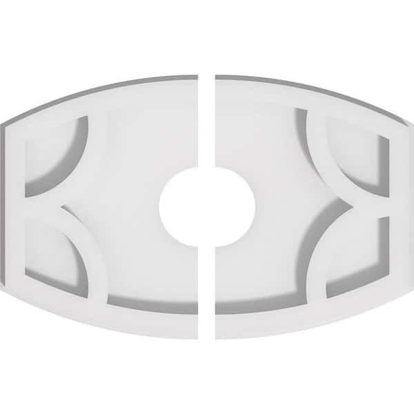 1 in. x 10 in. x 6.625 in PVC Medallion Moulding
