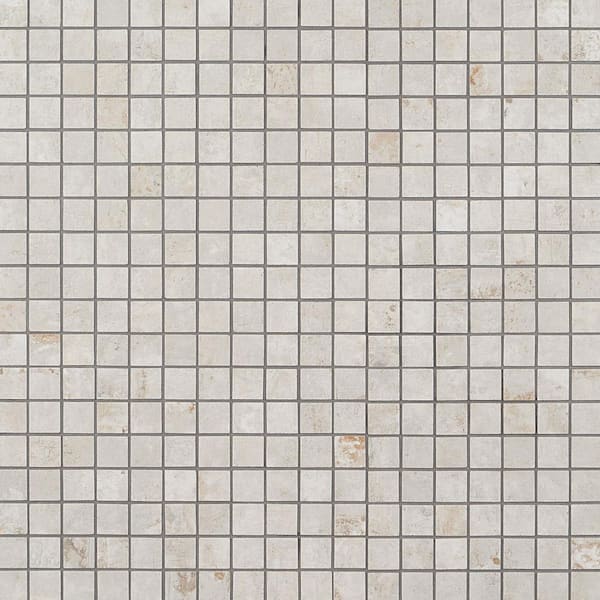 Ivy Hill Tile Mantis Ivory 11.81 in. x 11.81 in. Matte Porcelain Floor and Wall Mosaic Tile (0.96 sq. ft./Each)