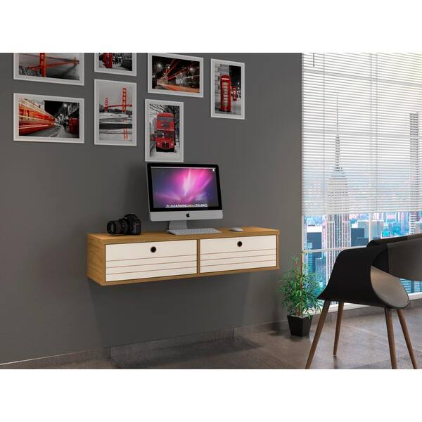 hayward solid wood floating desk