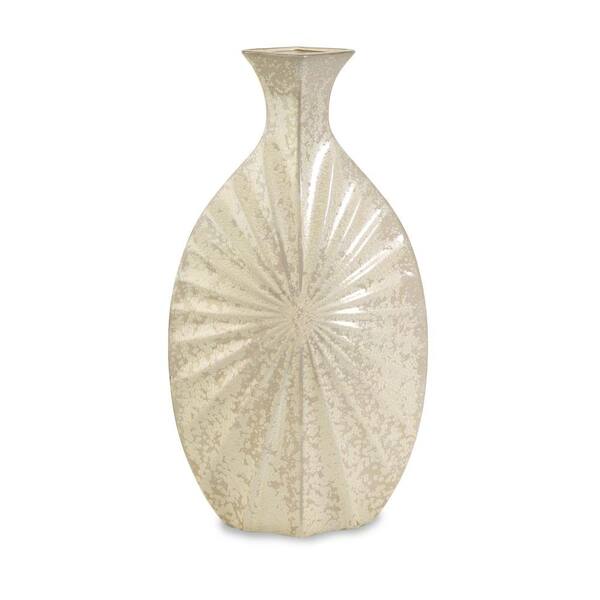 Filament Design Lenor 20 in. Ceramic Decorative Vase in Ivory