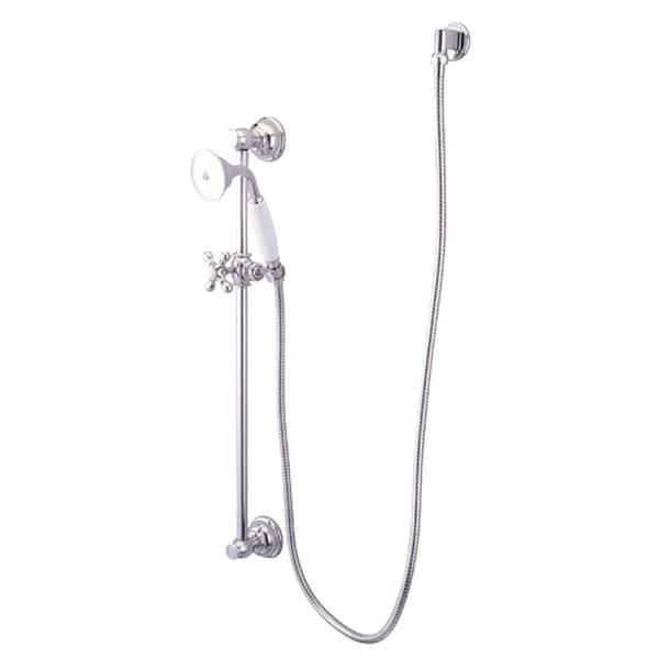 Kingston Brass 1-Spray Slide Bar Handshower in Chrome