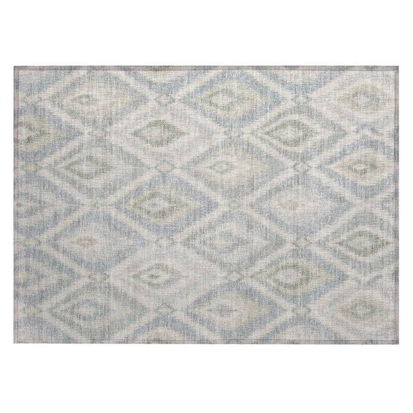 Chantille Machine Washable Indoor/Outdoor Abstract ACN3072 Gray 3 ft. x 4 ft. Area Rug